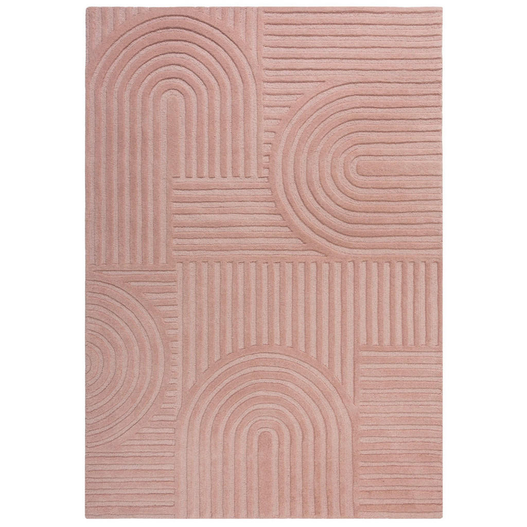 KOBEREC, 170/120 cm, světle růžová - světle růžová - textil
