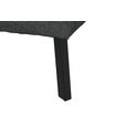 ECKSOFA in Chenille Dunkelgrau 205/280 cm - Dunkelgrau/Schwarz, Design, Textil/Metall (205/280cm) - Xora