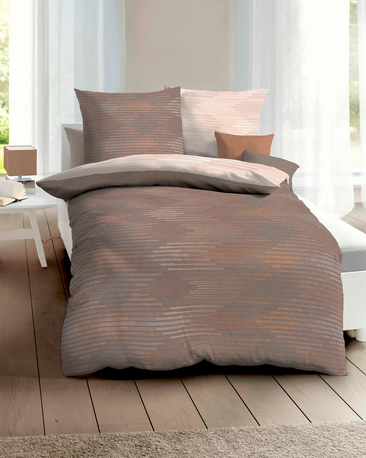 POSTELJINA 200/200 cm  IKAT  - bež, Basics, tekstil (200/200cm) - Kaeppel