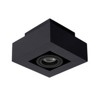 LED-DECKENLEUCHTE    14/14/8.8 cm  - Schwarz, Basics (14/14/8.8cm) - Lucide