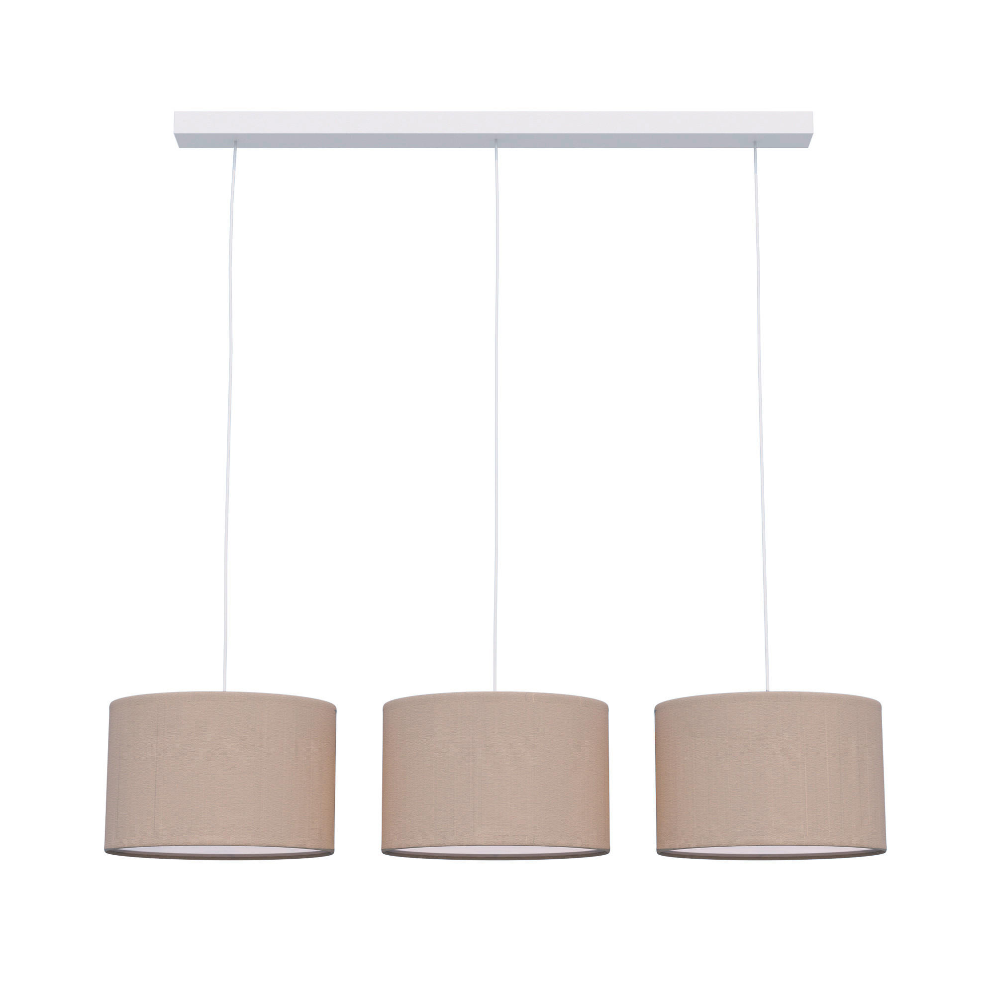 FÜGGŐLÁMPA  - cappuccino, Design, műanyag/textil (88/100cm)