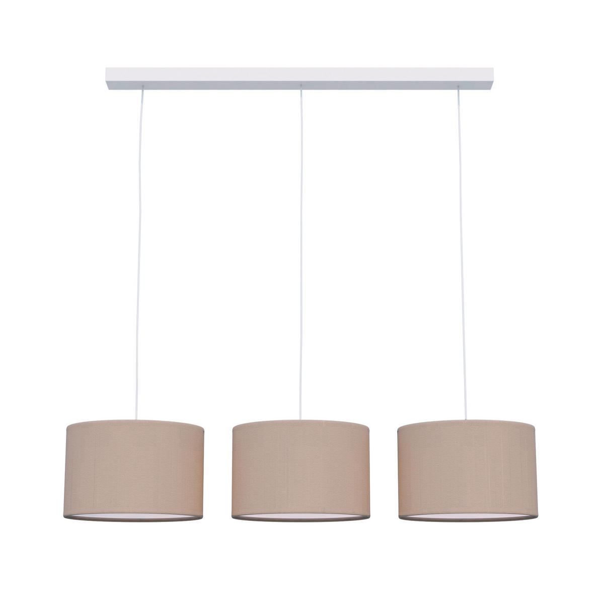 FÜGGŐLÁMPA  - cappuccino, Design, műanyag/textil (88/100cm)