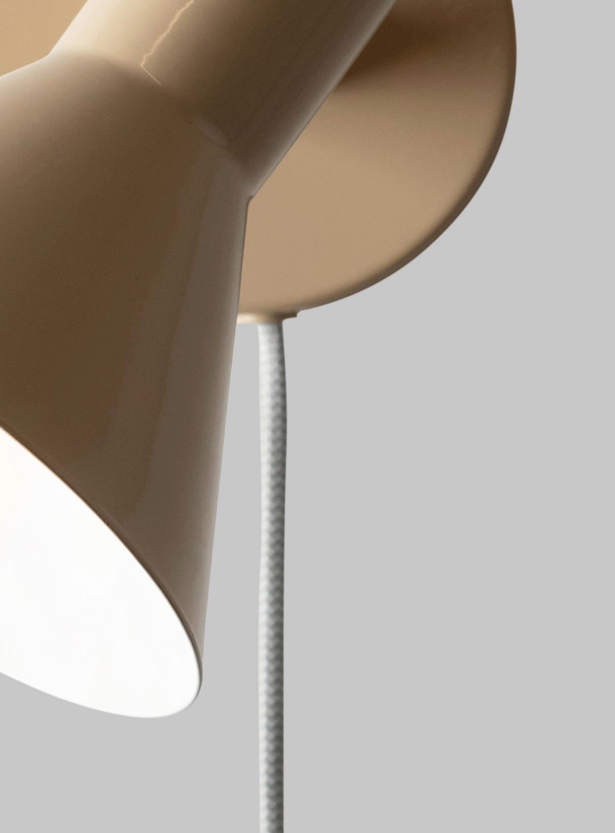 WANDLEUCHTE - Beige, Design, Metall (31/15/20cm) - It's about Romi