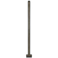 LED-STEHLEUCHTE Banda 17/163/17 cm  - Schwarz, Design, Glas/Metall (17/163/17cm) - Brilliant