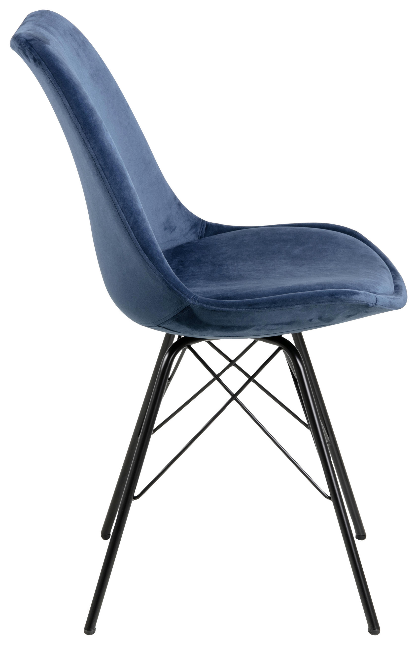 STOLICA  tamno plava  tekstil, metal      - tamno plava/crna, Trend, tekstil/metal (48,5/85,5/54cm) - Carryhome