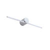 SPIEGELLEUCHTE Modern Slim   - Chromfarben, Design, Metall (5.5/40/7cm)