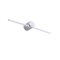 SPIEGELLEUCHTE Modern Slim   - Chromfarben, Design, Metall (5.5/40/7cm)