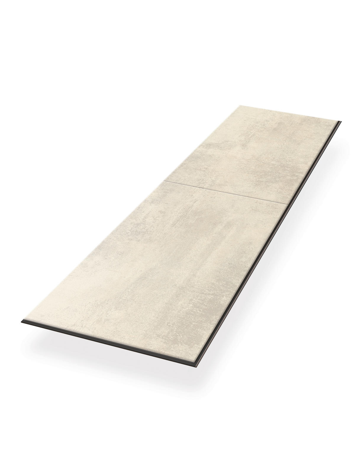 DESIGNBODEN Chromix weiss EGGER Aquadura+  - Sandfarben/Weiß, KONVENTIONELL, Holzwerkstoff (129.2/32.7/0.75cm) - Egger Holzwerkstoffe
