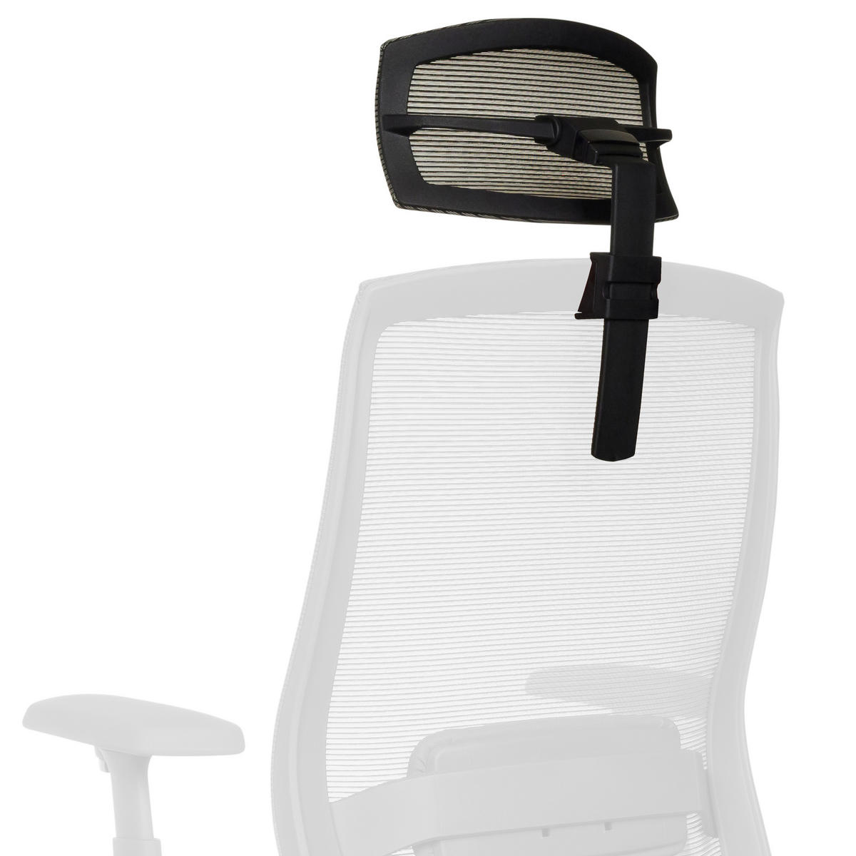 KOPFSTÜTZE - Schwarz, MODERN, Kunststoff/Textil (29/15-30/12cm) - MID.YOU