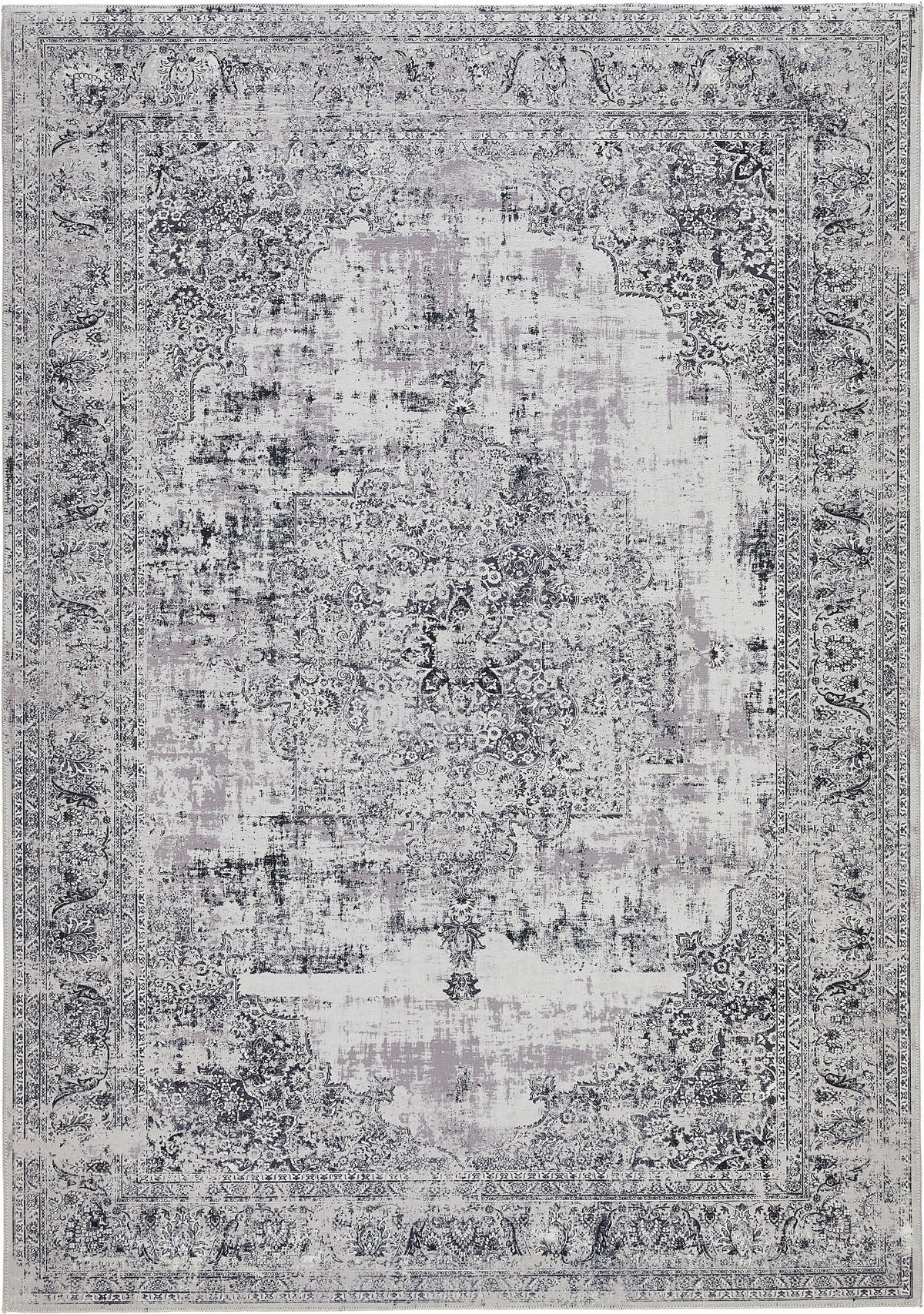 VINTAGE-TEPPICH 160/230 cm Grau  - Grau, Trend, Textil (160/230cm) - Novel