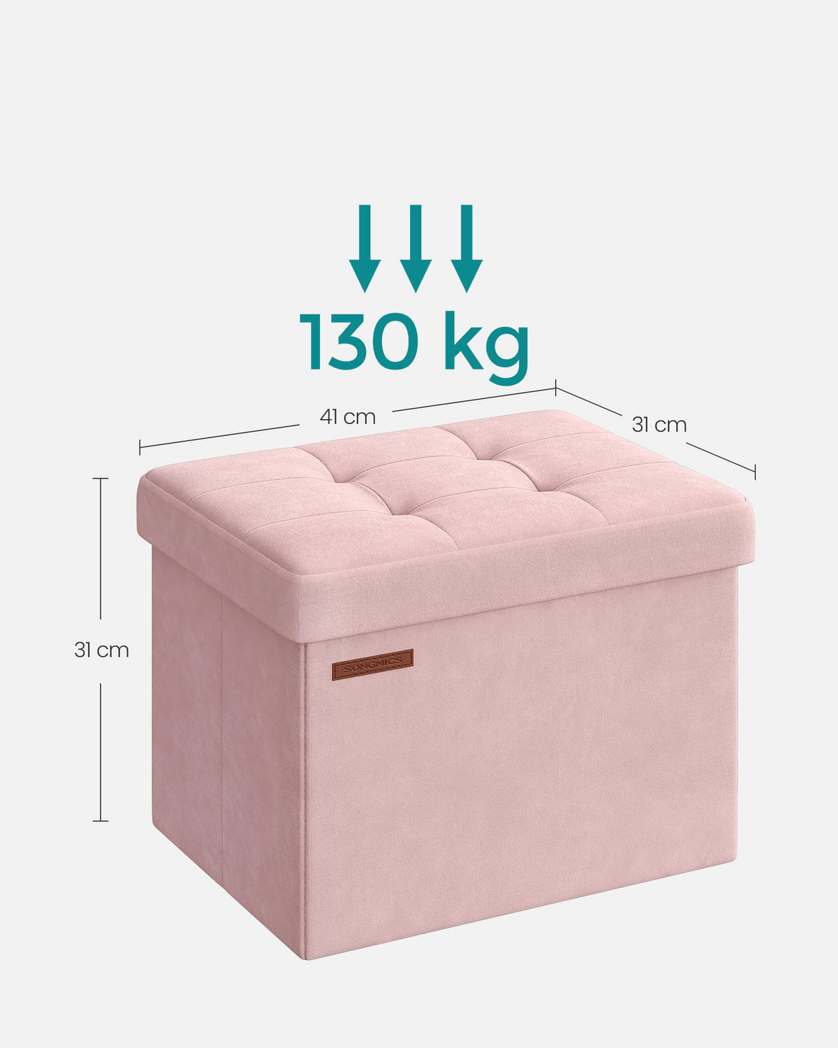 SITZBOX  - Rosa, Basics, Textil (41/31/31cm)