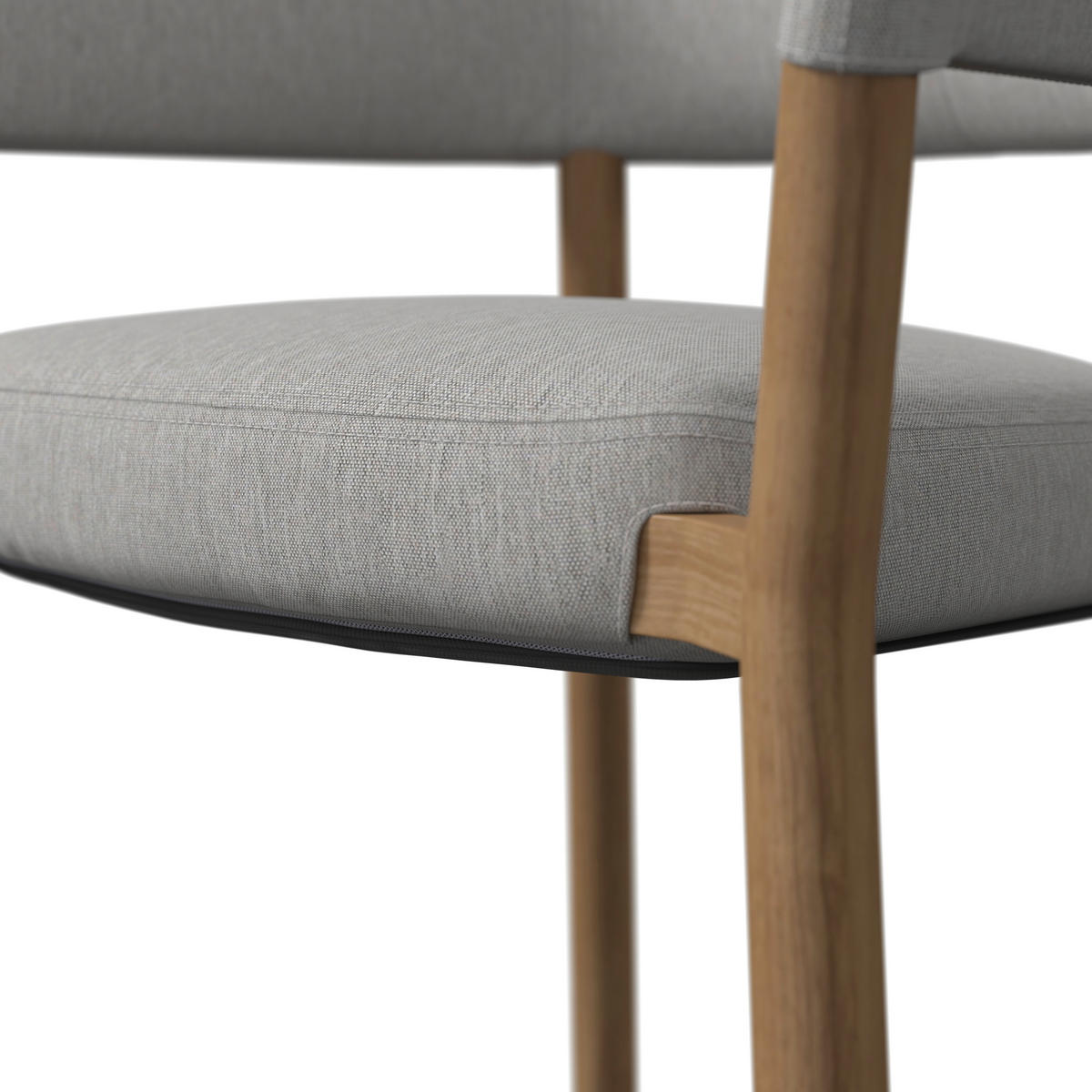 GARTENSESSEL Aluminium Gelb, Hellgrau  - Gelb/Hellgrau, MODERN, Textil/Metall (61/56/78cm) - Ambia Garden