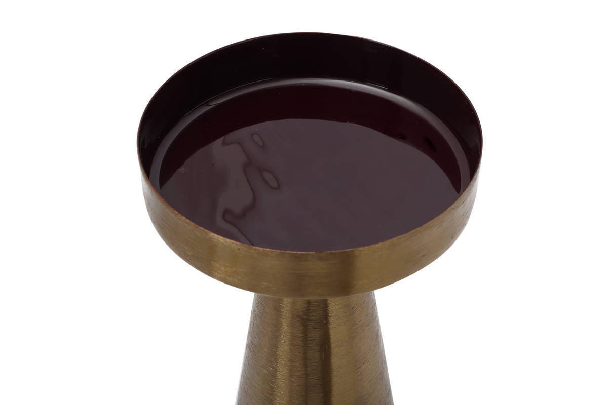 LJUSSTAKE  - bär/guldfärgad, Trend, metall (11/25/11cm) - Kayoom