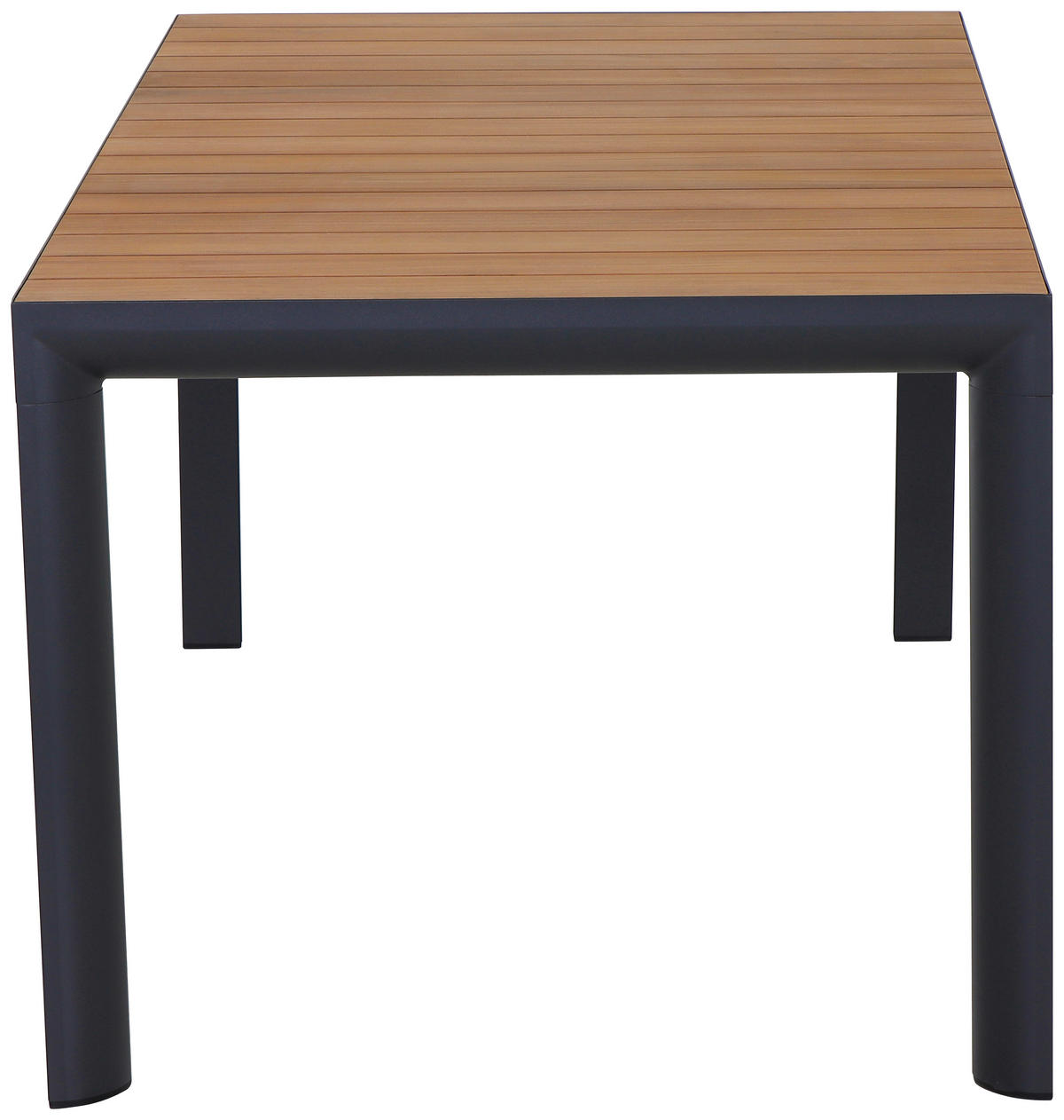 GARTENTISCH 160/90/74 cm Metall rechteckig  - Anthrazit/Teakfarben, Basics, Holz/Metall (160/90/74cm) - Siena Garden