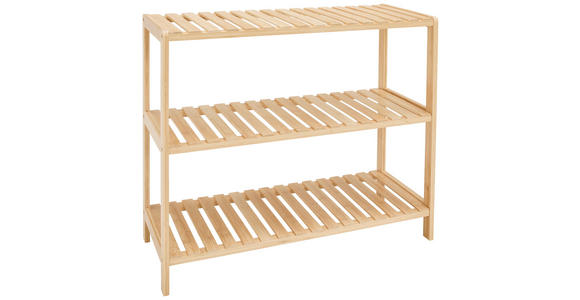 SCHUHREGAL 69/57/28 cm  - Naturfarben, Basics, Naturmaterialien/Holz (69/57/28cm) - Carryhome