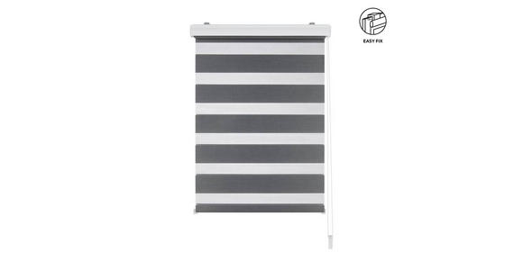 DOPPELROLLO 80/210 cm  - Transparent/Grau, Basics, Textil (80/210cm) - Boxxx