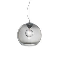 HÄNGELEUCHTE 30/51-226 cm  - Grau, Design, Glas/Metall (30/51-226cm) - Ideal Lux