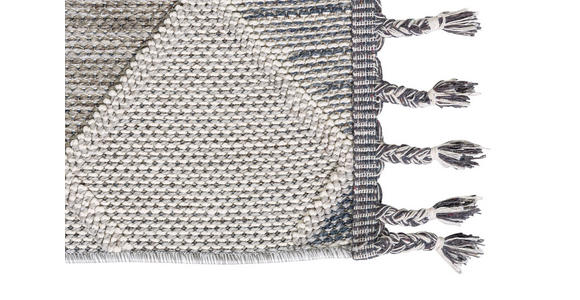 WEBTEPPICH 133/190 cm Blau, Grau  - Blau/Grau, Design, Textil (133/190cm) - Novel