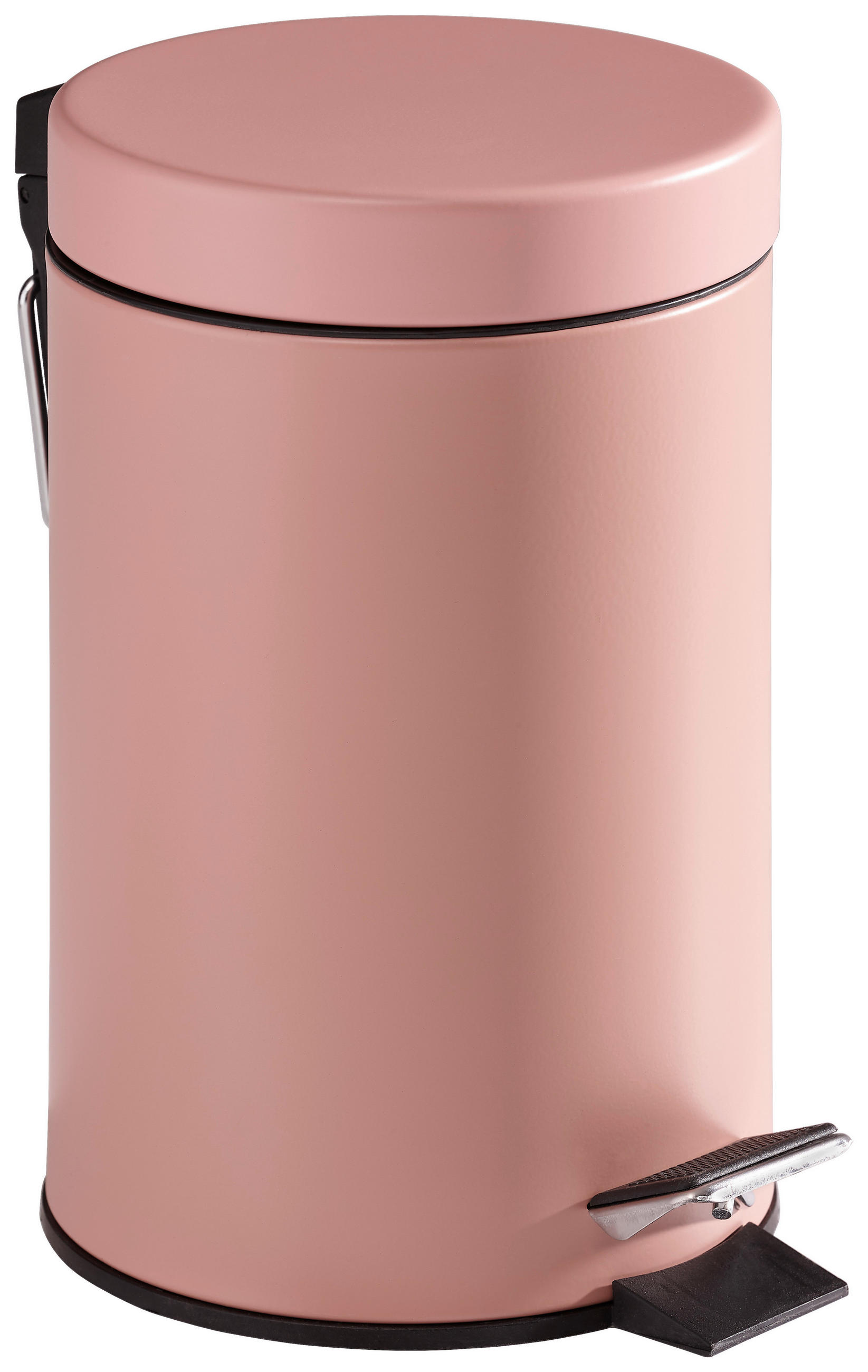 KOSMETIKEIMER MONACO 3 L  - Hellrosa/Schwarz, Basics, Kunststoff/Metall (17/26cm) - Kela