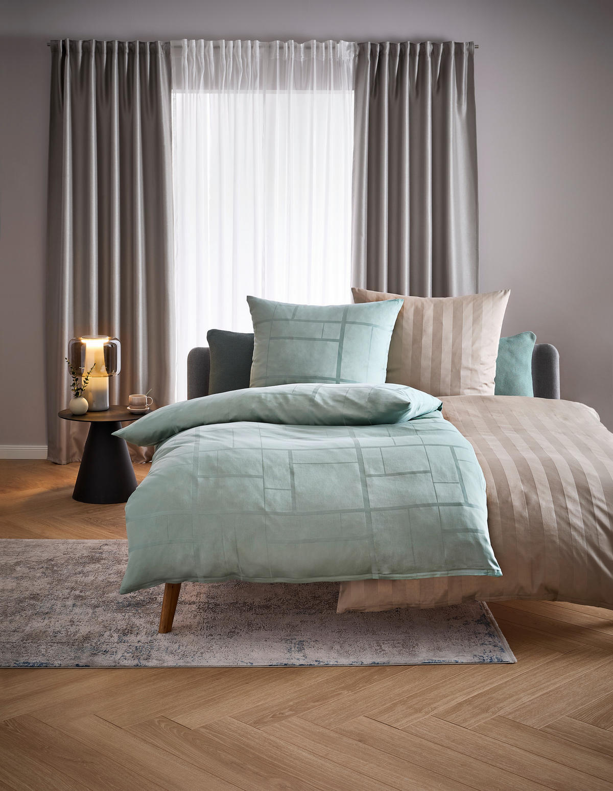 VINTAGE-TEPPICH 160/230 cm Peresphone blau Blau  - Blau, Design, Naturmaterialien/Textil (160/230cm) - Dieter Knoll