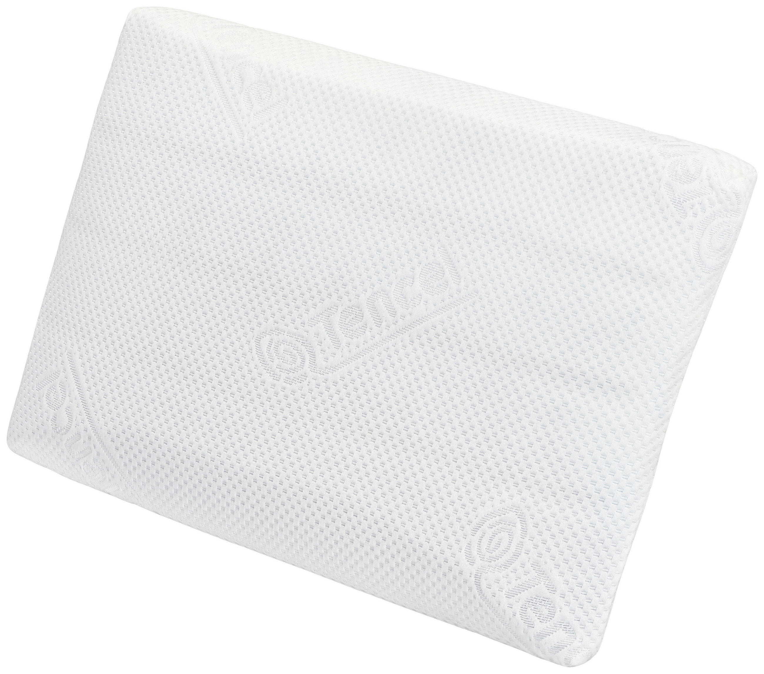 OPORNÝ ŠIJOVÝ VANKÚŠ 60/40/9 cm - biela, Basics, textil (60/40/9cm) - Swedish Line