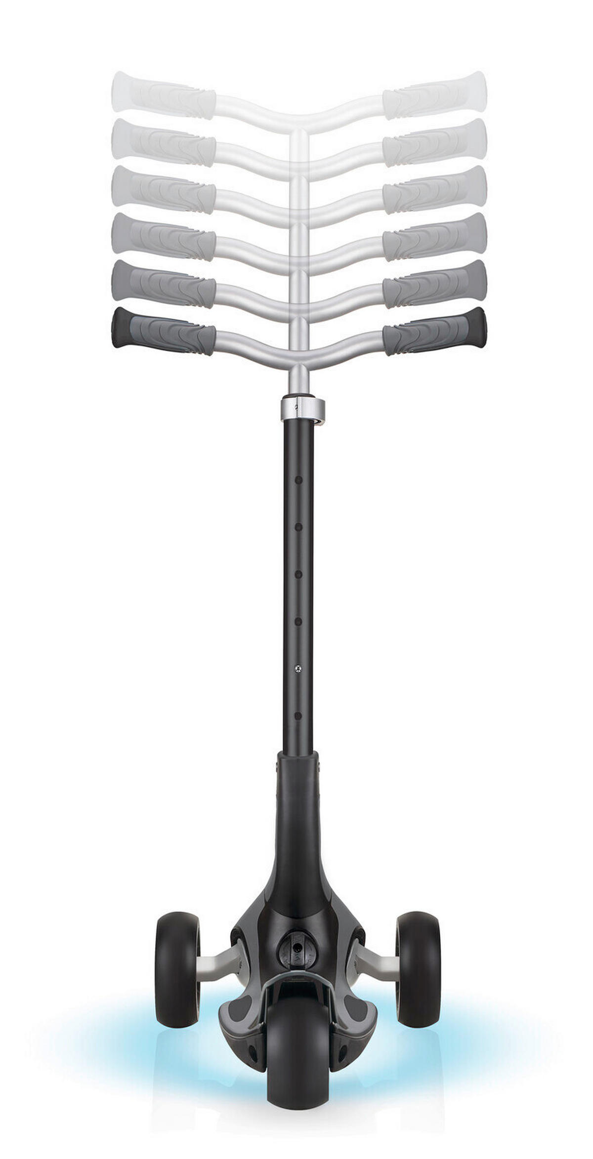 KINDERSCOOTER ULTIMUM LIGHTS  - Grau, Basics, Kunststoff/Metall (63/39,5/101cm) - GLOBBER