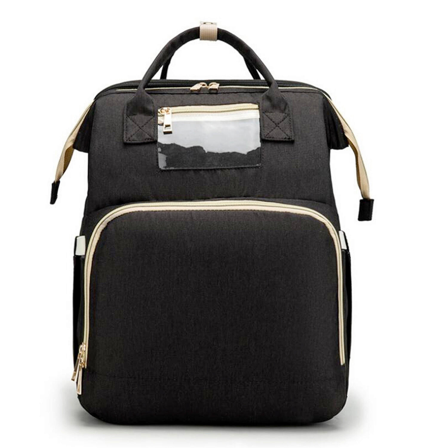 WICKELRUCKSACK Stella Bag Premium  - Schwarz, Basics, Textil (30/40/21cm)
