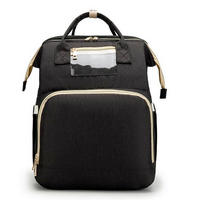 WICKELRUCKSACK Stella Bag Premium  - Schwarz, Basics, Textil (30/40/21cm)