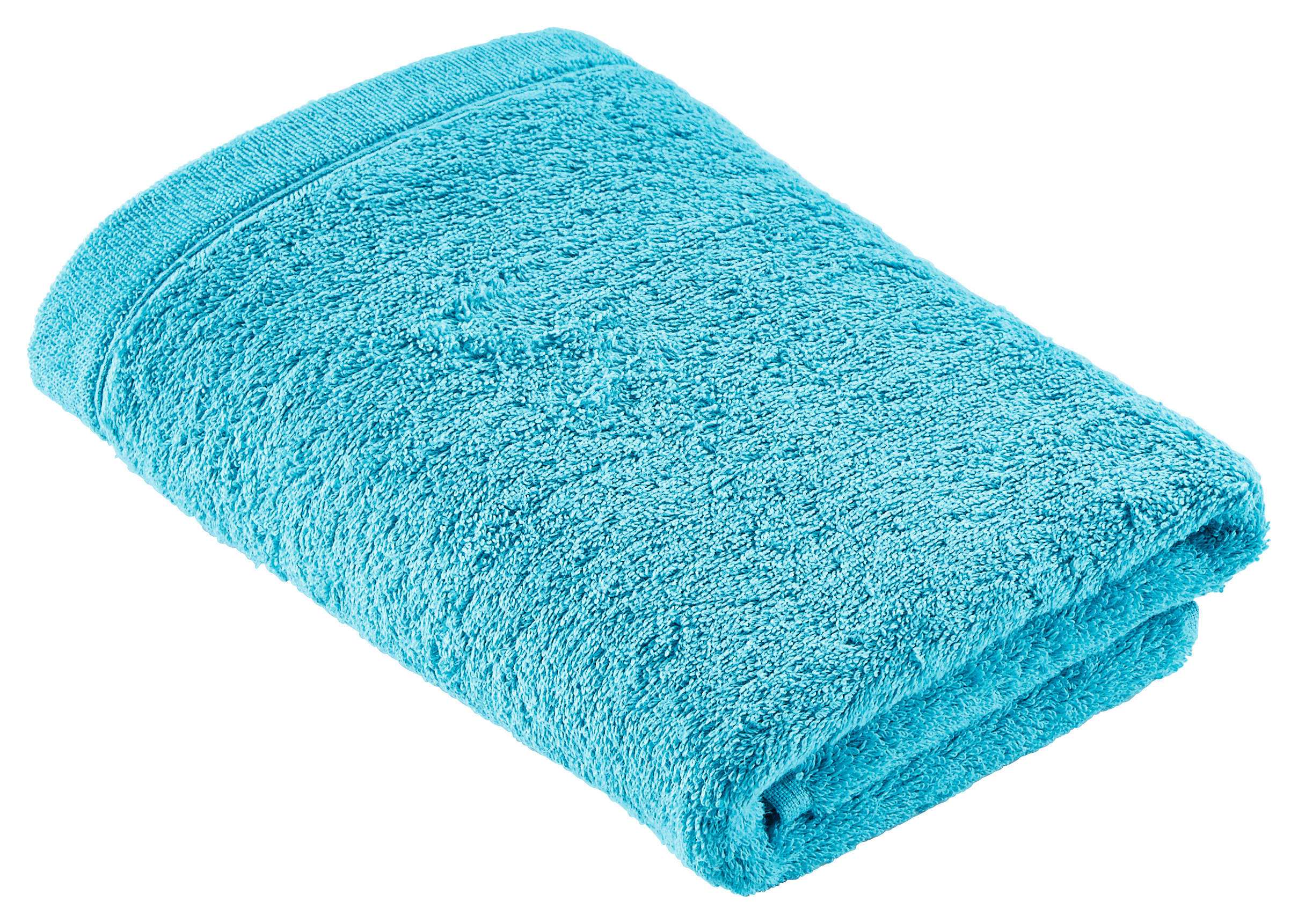 DUSCHTUCH Lifestyle Uni 70/140 cm  - Türkis, Basics, Textil (70/140cm) - Cawoe
