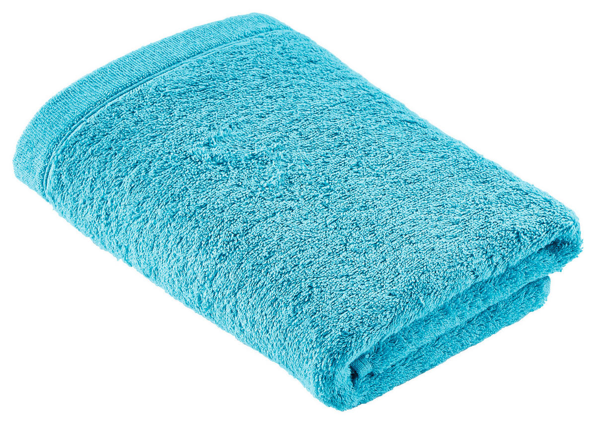 DUSCHTUCH Lifestyle Uni 70/140 cm  - Türkis, Basics, Textil (70/140cm) - Cawoe