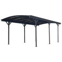 CARPORT - Anthrazit, Basics, Kunststoff/Metall (300/220/505cm)