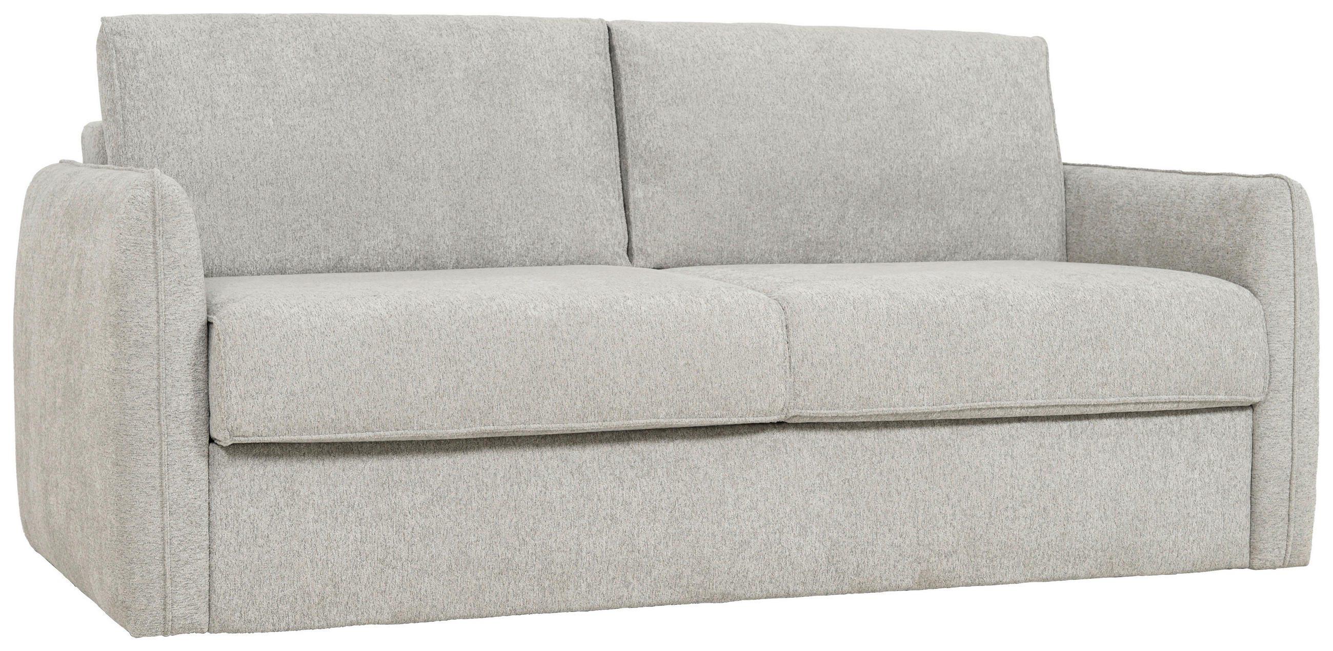 BÄDDSOFFA i ljusgrå  - ljusgrå, Klassisk, metall/trä (191/86/98cm) - Best Price