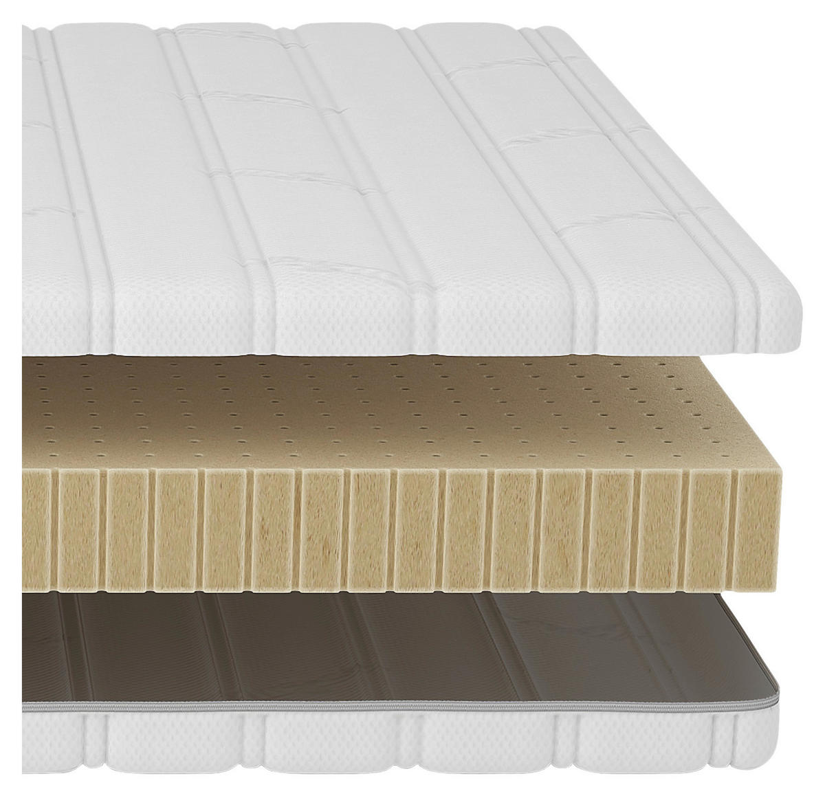 KINDERMATRATZE Fresh H2 80/200 cm  - Weiß, Basics, Textil (80/200cm) - Livetastic