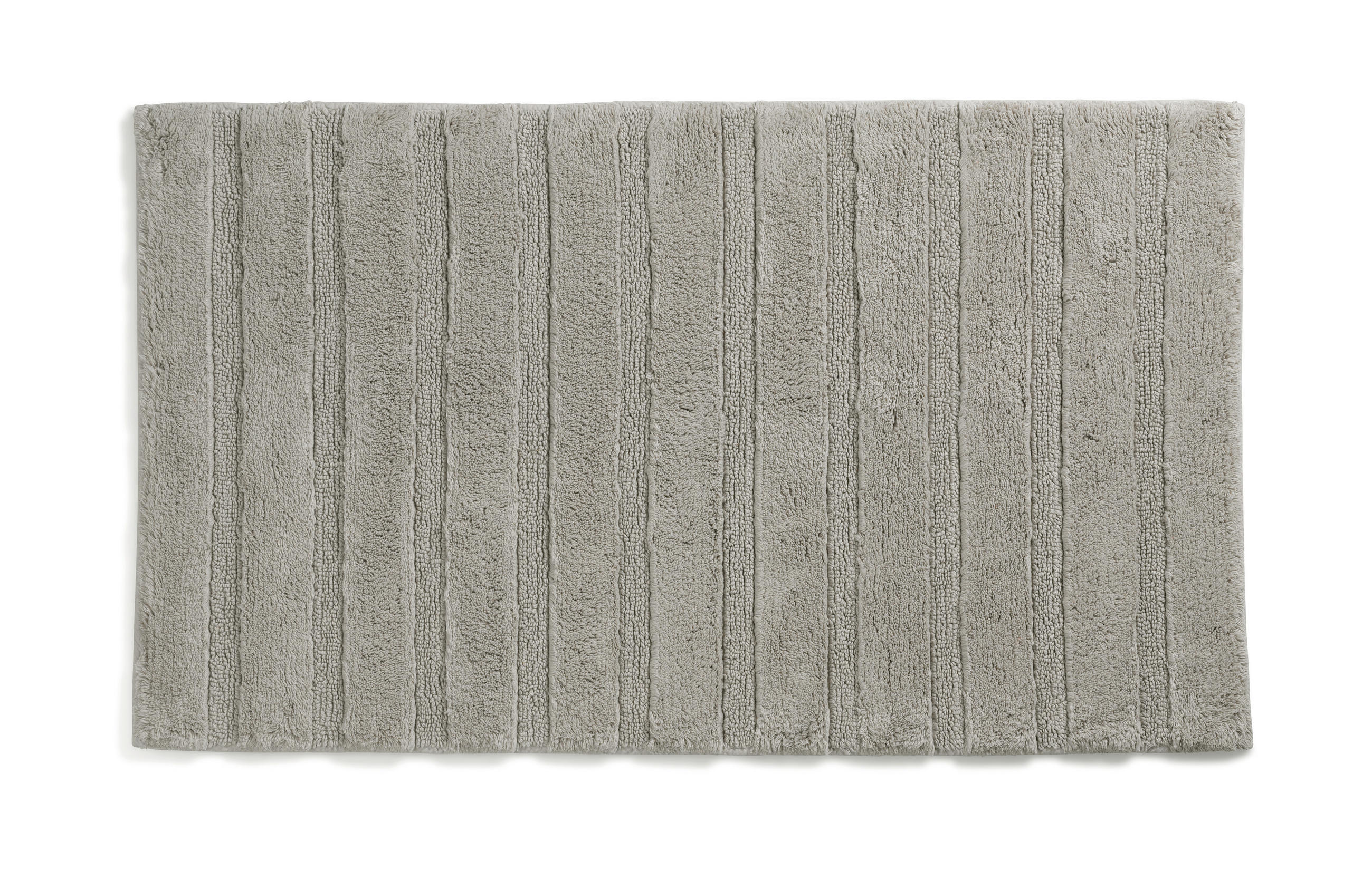 BADEMATTE Grau  - Grau, KONVENTIONELL, Textil (80/50/1,6cm) - Kela