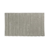 BADEMATTE Grau  - Grau, KONVENTIONELL, Textil (80/50/1,6cm) - Kela