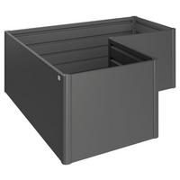 HOCHBEET - Dunkelgrau, Design, Metall (201/201cm) - Biohort