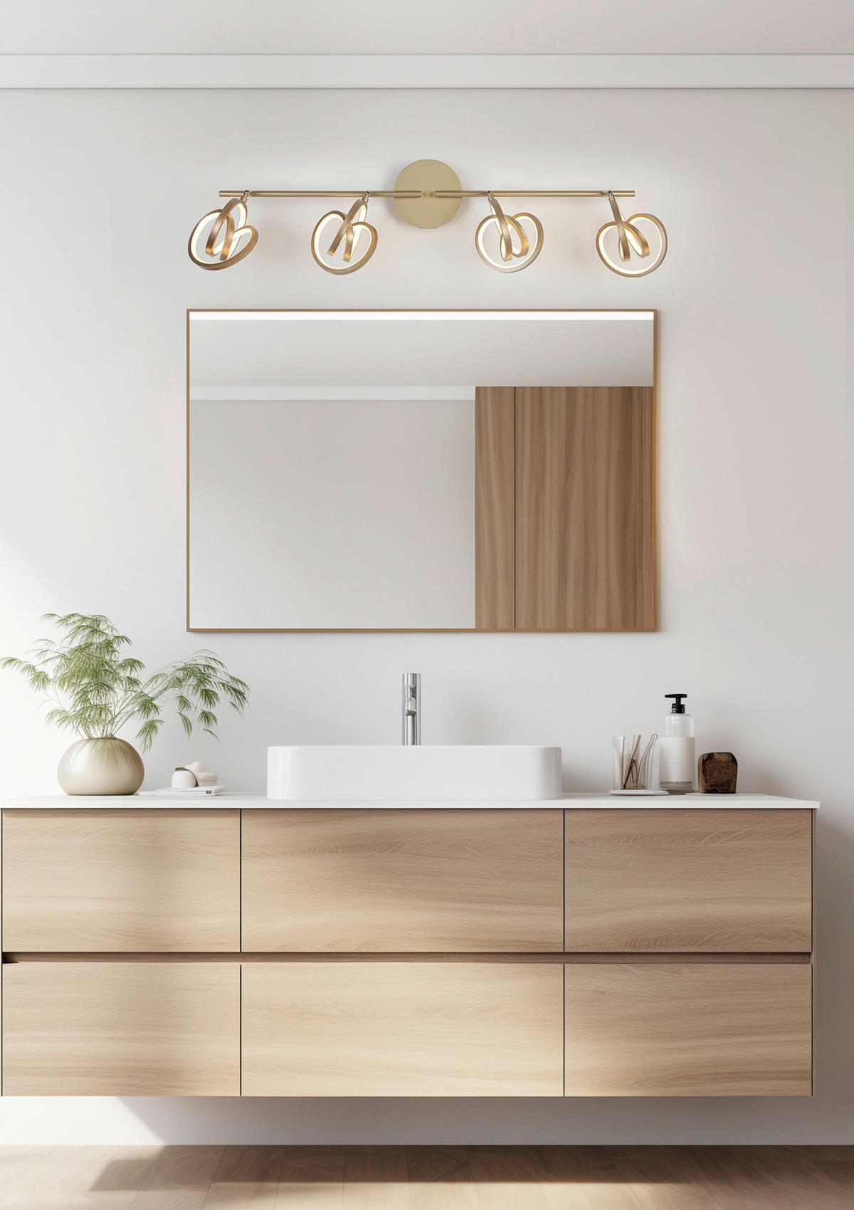 DECKENLEUCHTE 83/14/21,3 cm   - Weiß/Cappuccino, Trend, Kunststoff/Metall (83/14/21,3cm) - Novel