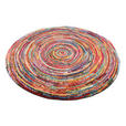 WEBTEPPICH 120 cm Sixteen round Multicolor  - Multicolor, Trend, Textil (120cm) - Novel