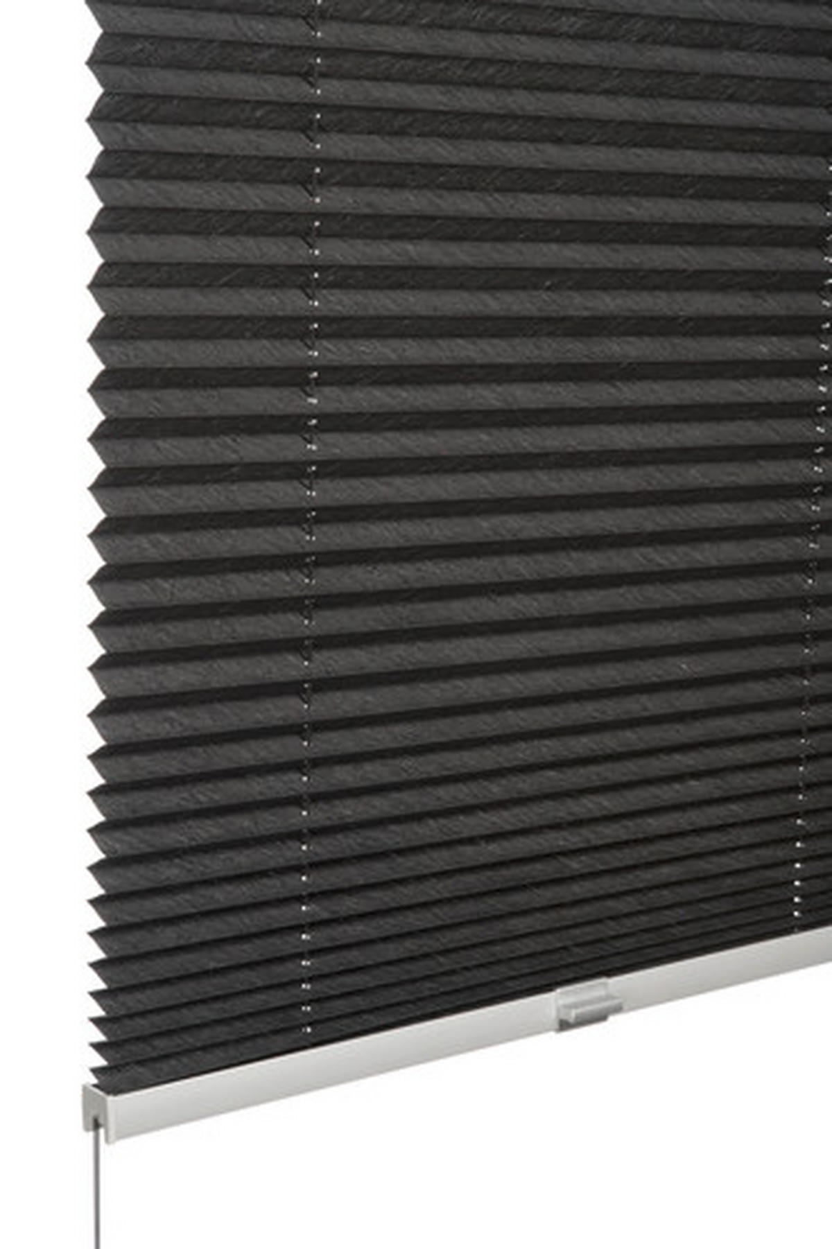 PLISSEE  blickdicht  60/130 cm    - Anthrazit, Basics, Textil (60/130cm) - Schöner Wohnen