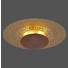 LED-DECKENLEUCHTE - Rostfarben, LIFESTYLE, Metall (45/45/16cm)