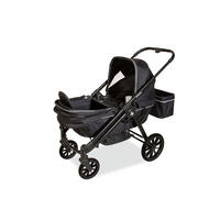 BOLLERWAGEN Cubi Schwarz 120/65/105 cm  - Schwarz, Basics, Kunststoff/Textil (120/65/105cm) - Pinolino