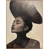 BILD Frauen  - Beigebraun/Braun, Design, Kunststoff/Textil (90/120/4cm) - Kare-Design