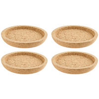 UNTERSETZERSET Holz Braun  - Braun, Design, Holz (6,4/1,0/6,4cm) - Leonardo