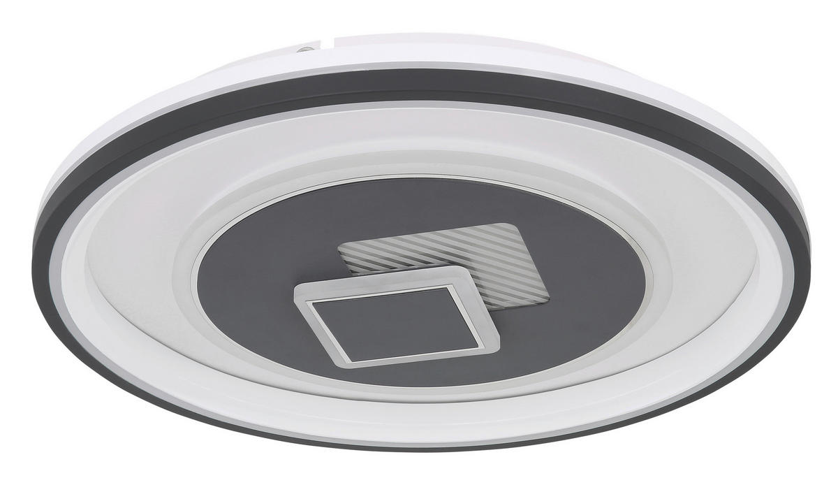 STROPNA LED-SVETILKA   //2700-6000 K/230 V/ - bela/barve grafita, Design, kovina/umetna masa (50/7cm) - Globo