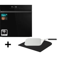 EINBAUBACKOFEN HO66F PizzaChef  - Schwarz, Basics, Glas/Metall (59,5/59,5/56,4cm) - Hisense