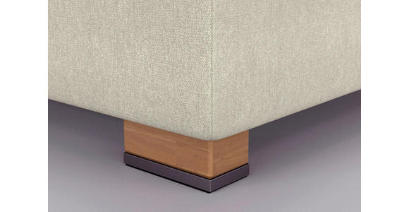 BOXSPRINGBETT 200/200 cm in Beige - Beige/Kupferfarben, KONVENTIONELL, Textil/Metall (200/200cm) - Ambiente