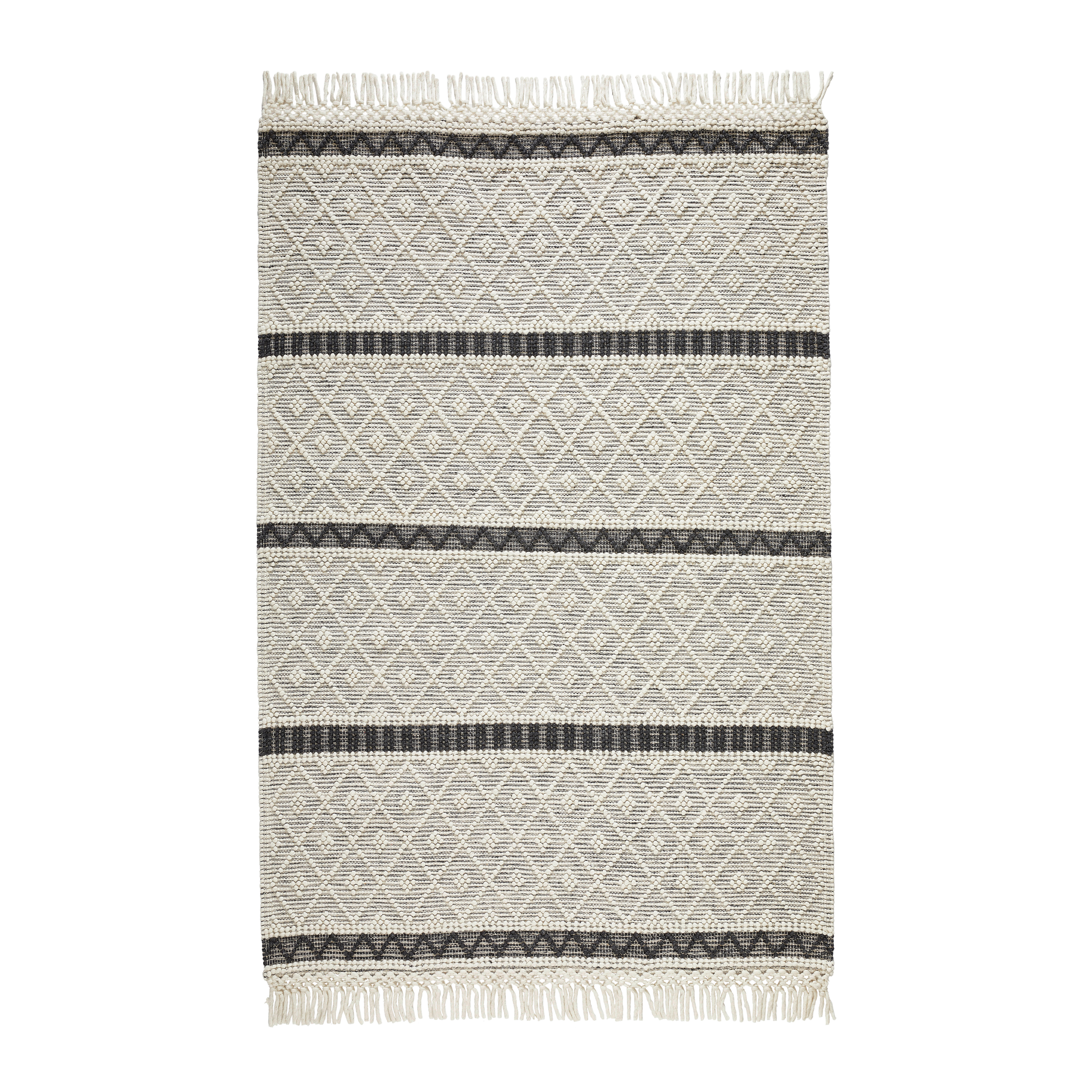 HANDWEBTEPPICH 70/130 cm Sylt  - Creme, Natur, Textil (70/130cm) - Linea Natura
