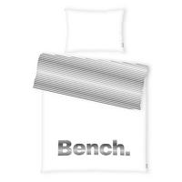 MLADINSKA POSTELJNINA BENCH 140/200 cm renforcé črna, bela  - črna/bela, Konvencionalno, tekstil (140/200cm) - Bench