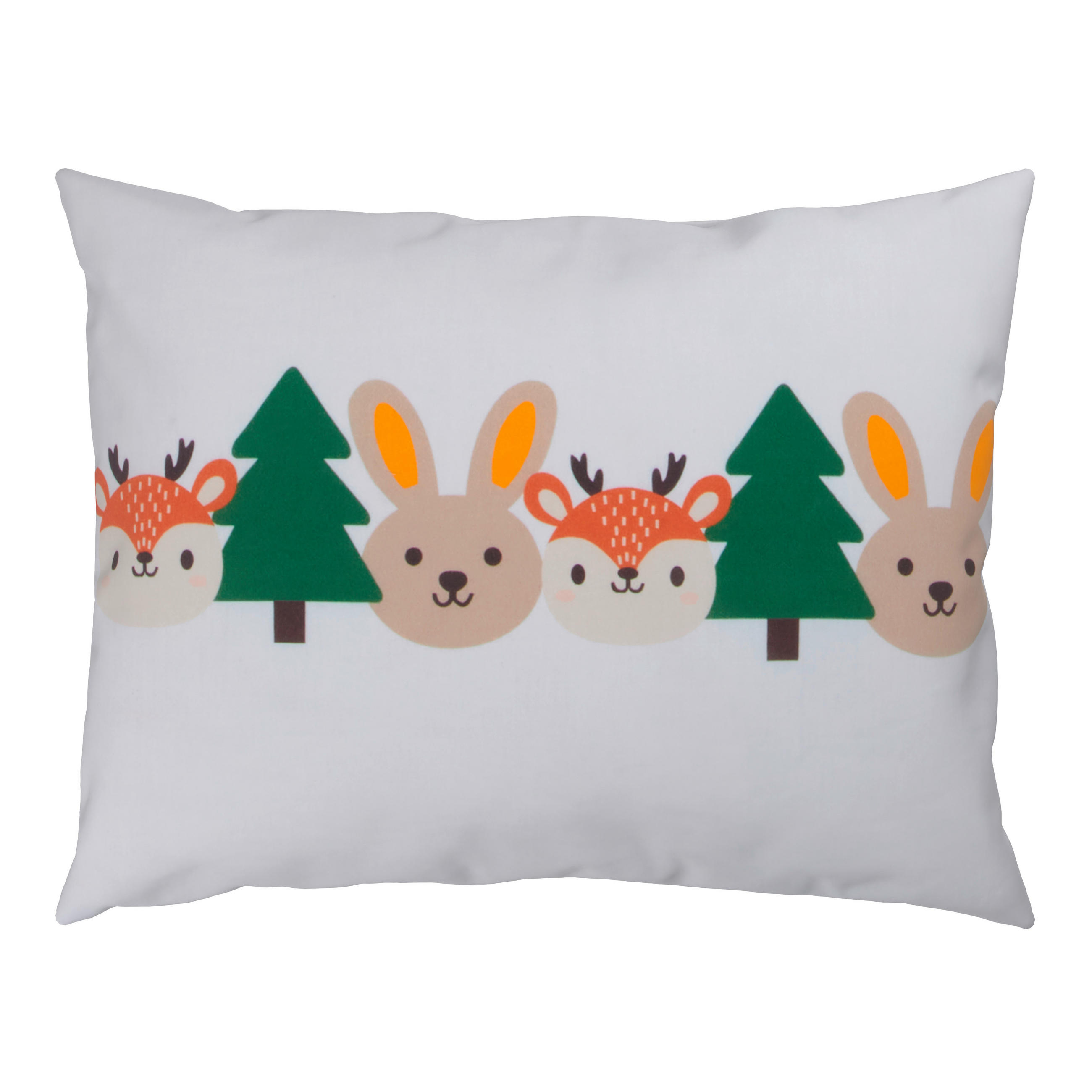 Thumbnail - Patinio Babybettwäsche Waldtiere, Grau, Grün, Weiß, Beige, Textil, Animalprint, 100x135 cm, Textiles Vertrauen - Oeko-Te...