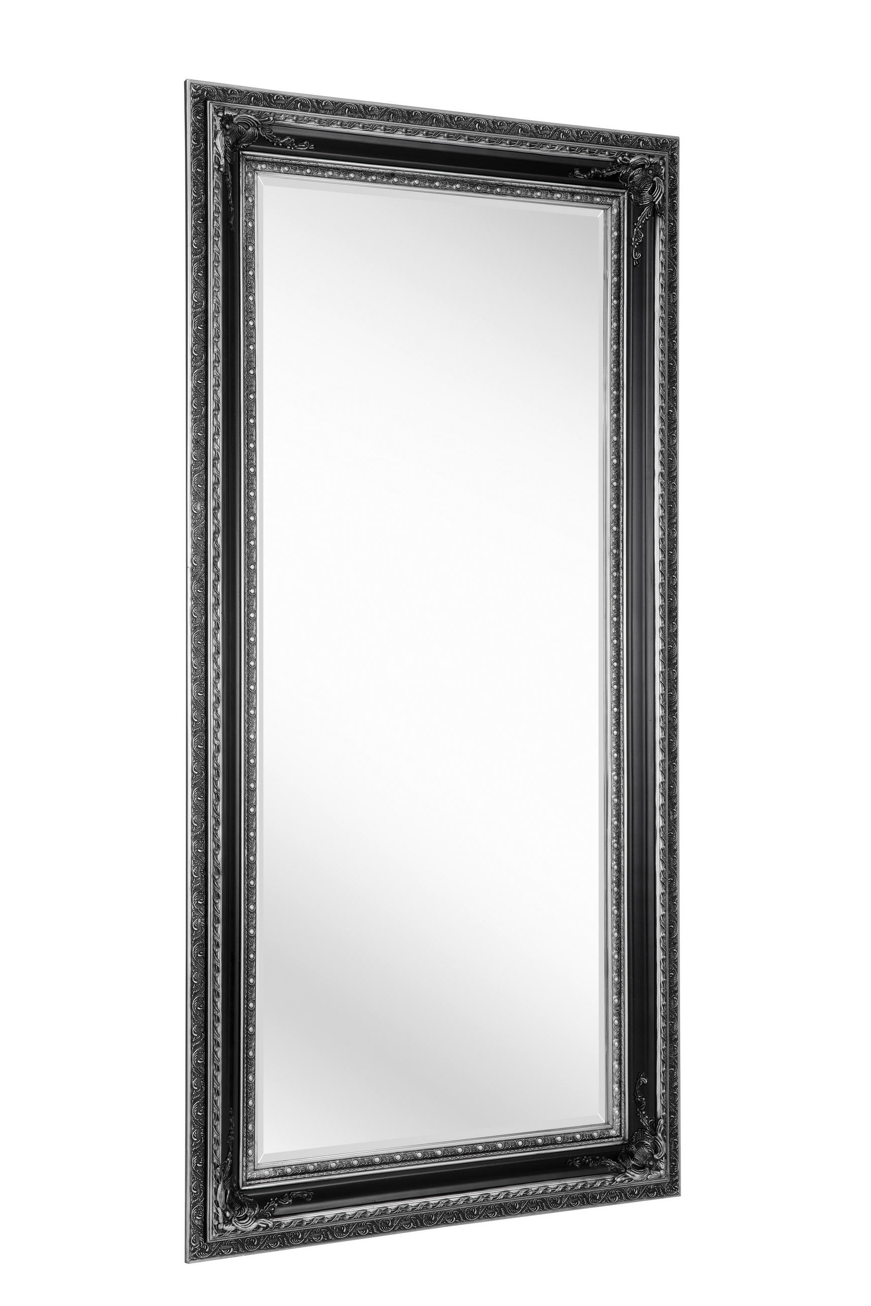 WANDSPIEGEL 100/200/6 cm    in rechteckig  - Silberfarben, LIFESTYLE, Glas/Holz (100/200/6cm) - Carryhome